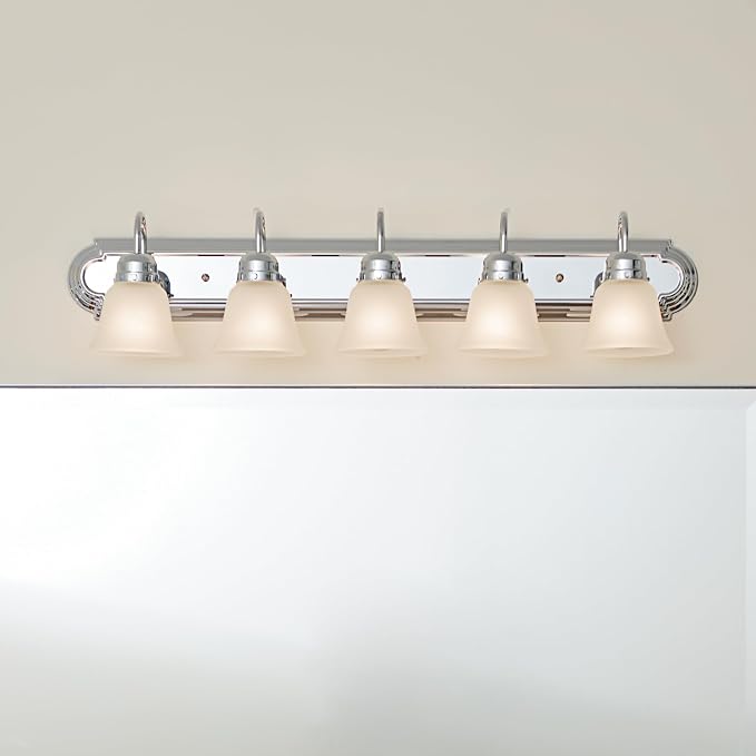 Kichler 5-Light Bathroom Vanity Light Fixture - Image 5
