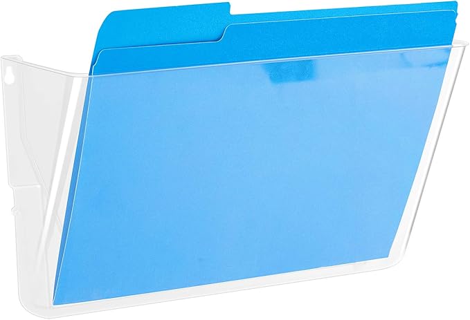 Amazon Basics Expandable Plastic Wall File Organizer, Hanging File Holder - Image 3