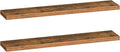 HOOBRO Floating Shelves for Wall, Wall Mounted Shelf Set of 2, for Wall Storage by HOOBRO