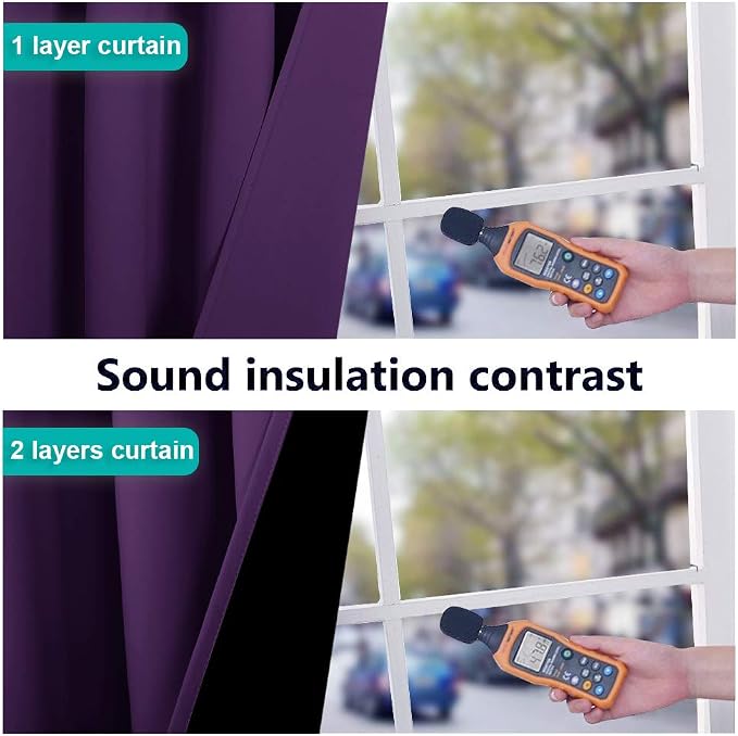 NICETOWN 100% Blackout Curtains - Image 3