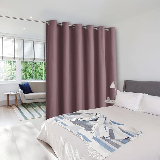 NICETOWN Room Dividers Curtains Screens Partitions, Extra Wide Grommet Top by NICETOWN