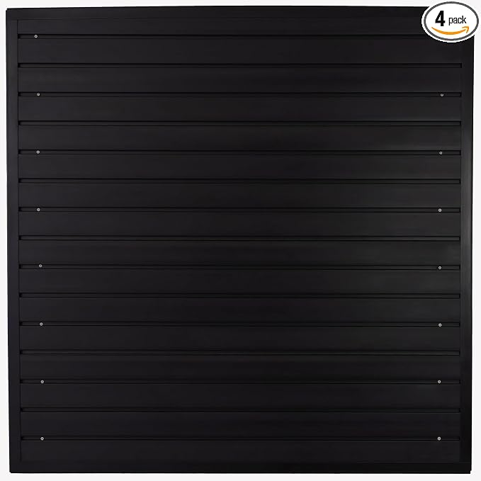 Slatwall Panel Garage Wall Organizer, Heavy Duty Wall Mounted Garage Slat Wall by FRAYSCENT