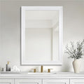 30" x 36" Rustic Wooden Framed Wall Mirror by nolsia