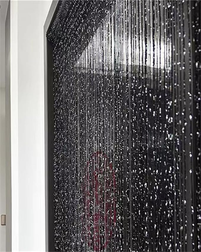 ave split Decorative Door String Curtain Wall Panel Fringe Window Panel Drapes - Image 4