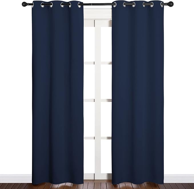 NICETOWN Blackout Curtain Panels, Window Treatment Energy Saving Thermal - Image 2