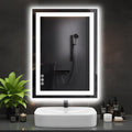 DUMOS 24.1"x32.1" LED Bathroom Mirror, Smart Anti-Fog Bathroom Vanity Mirror by DumosLifestyle