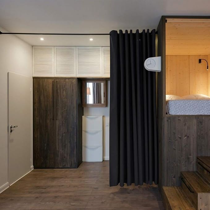 NICETOWN Room Separating Divider, Room Divider Curtains Screen Partition - Image 5