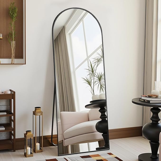 DMWOODFL 58"x18" Arched Full Length Mirror by DMWOODFL