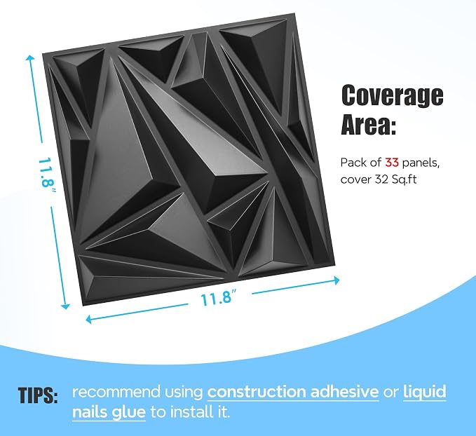 STICKGOO 33 Pack 3D Wall Panels - Image 4