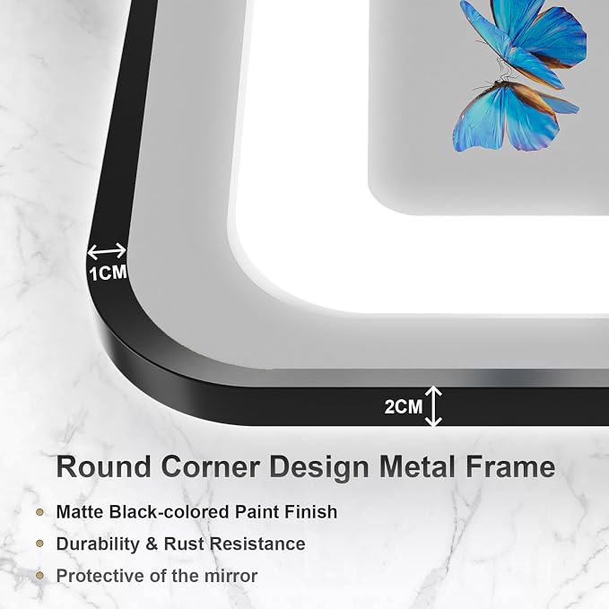 20"x 28" LED Bathroom Mirror - Image 5