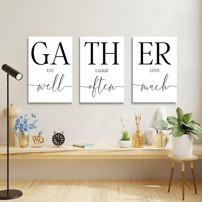 GUBIYU Rustic Farmhouse Wall Art Set of 3 - Image 5