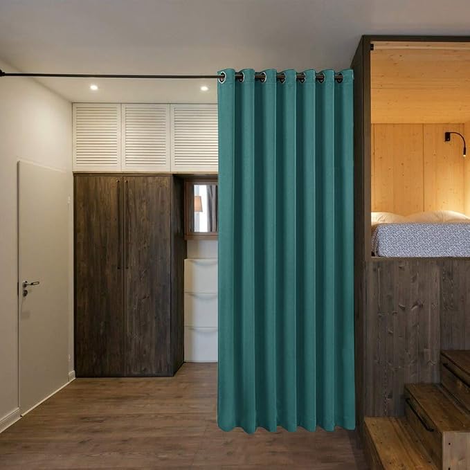 NICETOWN Room Dividers Curtain Screens Partitions, Premium Heavyweight Laundry - Image 6