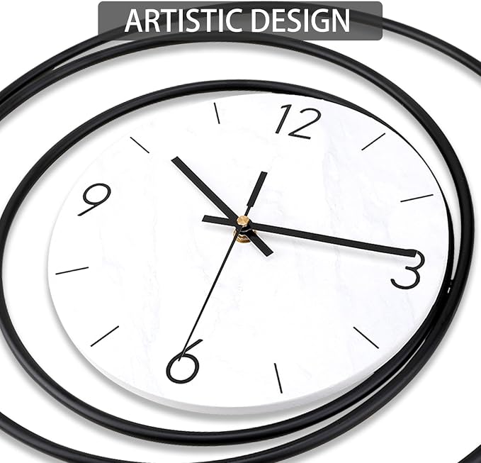 Dankeit Decorative Wall Clock, Silent Non-Ticking Quality Quartz Movement - Image 3