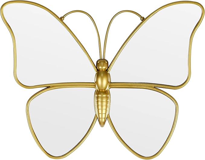 Decorative Butterfly Wall Mirror by Wartter