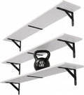 WOPITUES Floating Shelves for Wall 32″W x 8″D, Long Wall Mounted Shelves Set of by WOPITUESOfficial