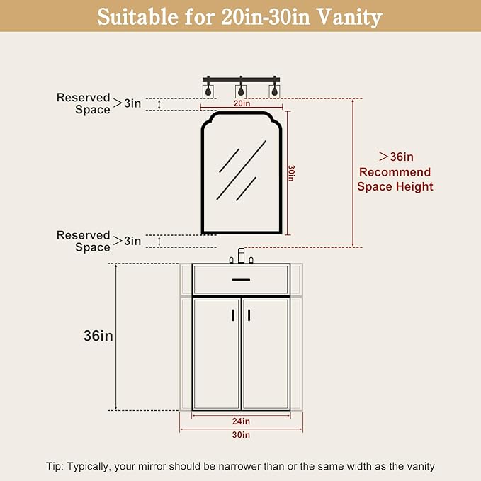 WallBeyond Wood Bathroom Mirrors - Image 5