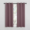 NICETOWN Window Curtain Panels, Dry Rose, 1 Pair, 34 by 54-inch, Thermal by NICETOWN