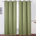 LEMOMO Sage Green Thermal Blackout Curtains/42 x 84 Inch/Set of 2 Panels Room by Lemomo