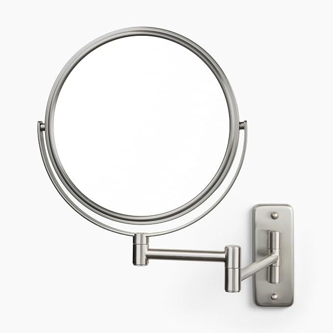 JERDON Wall-Mounted Magnifying Mirror by Jerdon