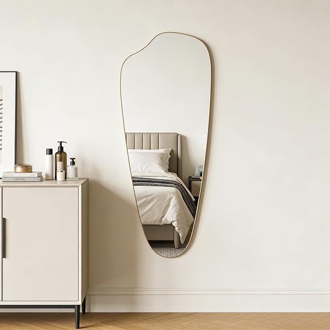 Irregular Wall Mirror Asymmetrical Mirror, Decorative Modern Mirror, Tempered - Image 8