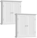 ChooChoo Bathroom Wall Cabinet Set of 2, Over The Toilet Space Saver Storage by ChooChoo