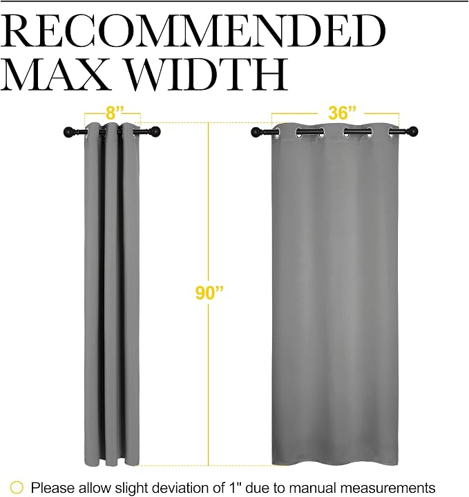 NICETOWN Thermal Insulated Blackout Curtains - Image 6