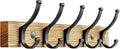 Optish Coat Rack Wall Mount, 16.5 Inches Wood Coat Hooks Wall Mount, Wall Coat by Optish