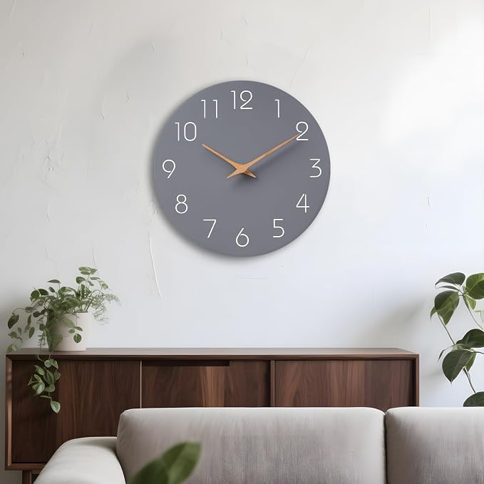 Mosewa Wall Clock Silent Non Ticking Decorative - Image 7