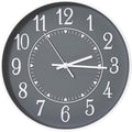 Wall Clock Modern Non-Ticking Battery Operated Silent Wall Clocks Simple Style by BAKBRAND