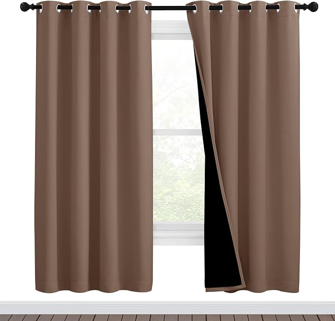 NICETOWN Living Room Completely Shaded Draperies, Privacy Protection & Noise by NICETOWN