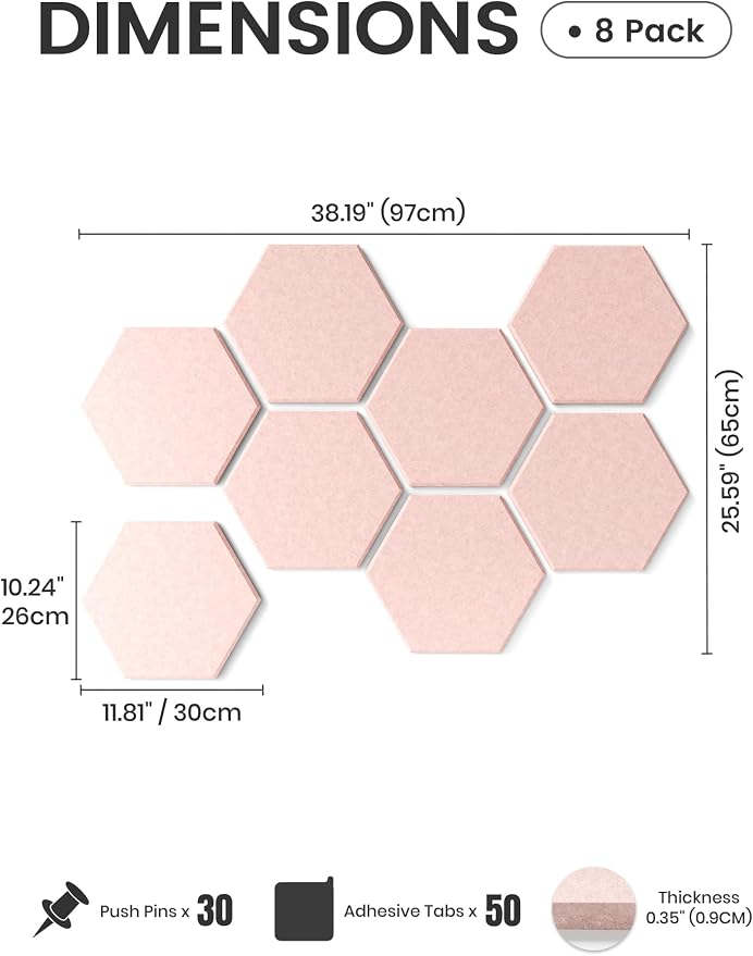 Fluxynara Hexagon Cork Board Alternative - Image 2