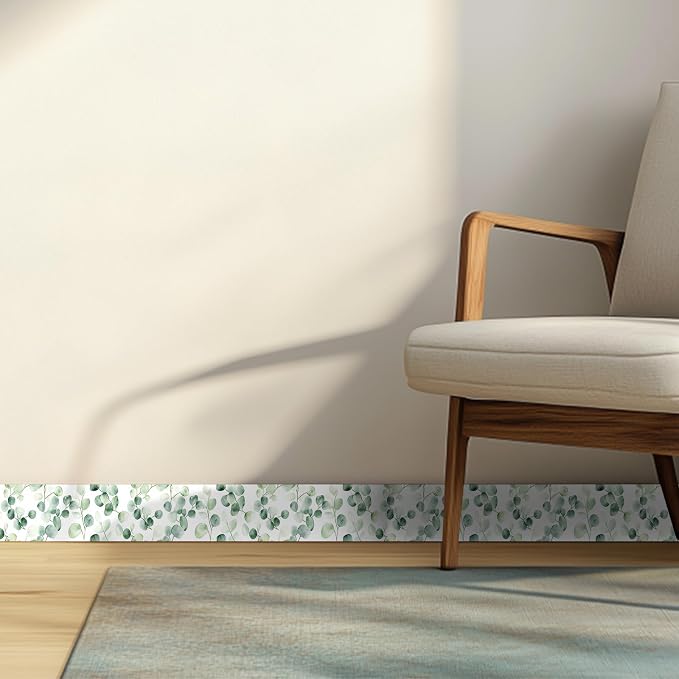 HOMETITUTE Wallpaper Border 4x196 Inch Peel and Stick Wall Border Wallpaper - Image 9