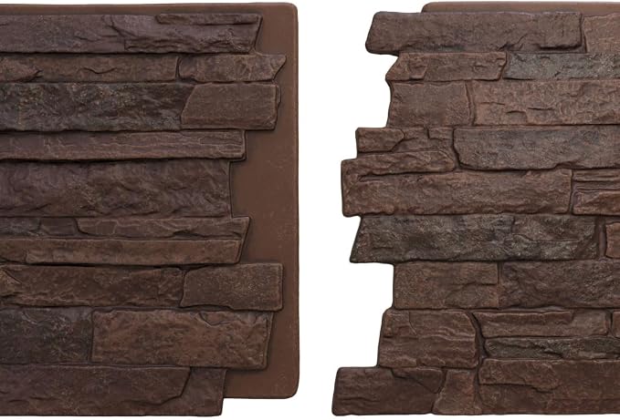 EverStone Acadia Ledge Faux Stone Panel, Deep Creek Color - Image 8