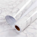 practicalWs Marble Paper Granite Gray/White Roll Kitchen Countertop Cabinet by practicalWs