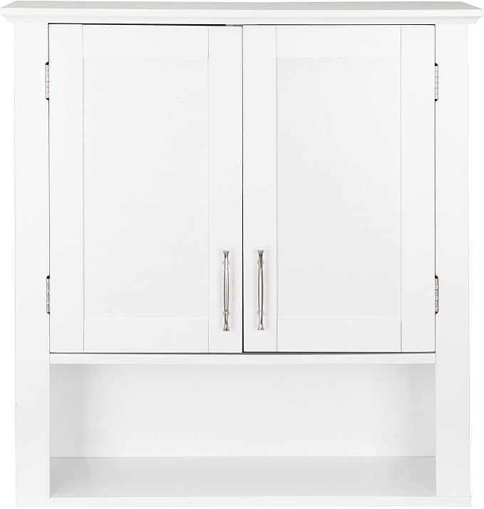 SUPER DEAL Bathroom Wall Cabinet Over The Toilet, Wall Mount Storage Medicine - Image 9