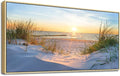 MHARTK66 Framed Wall Art for Living Room Modern Wall Decor for Bedroom Beach by MHARTK66