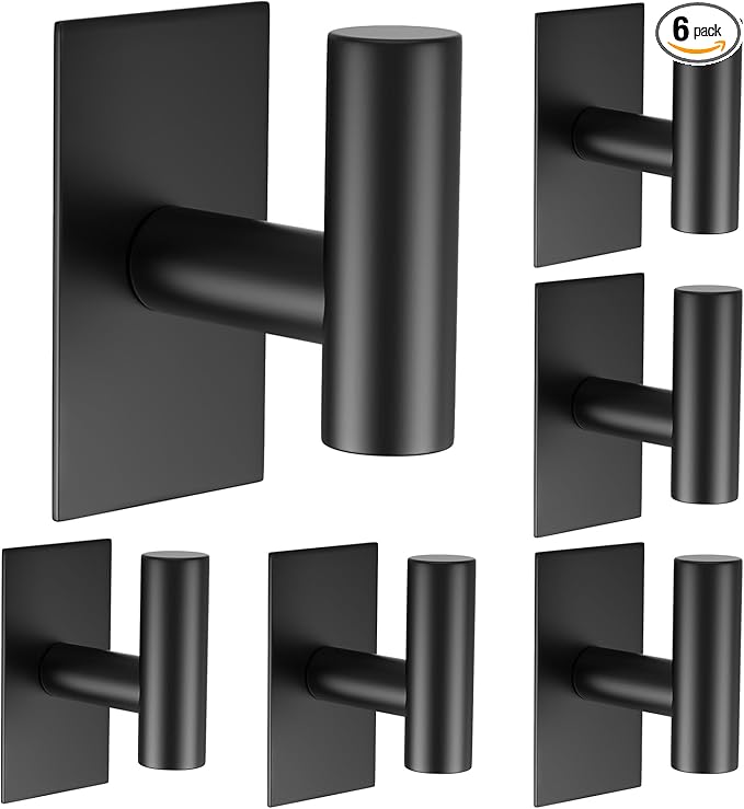 VAEHOLD Wall Towel Hooks, Heavy Duty Sticky Holder Waterproof Towel Hooks by VAEHOLD