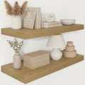 Vivelove 12 Inch Deep Floating Shelves 30 inch Long, 2 Inch Thick Wall Shelves by VIVELOVE