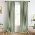 100% Blackout Shield Linen Blackout Curtains by 100BlackoutShield
