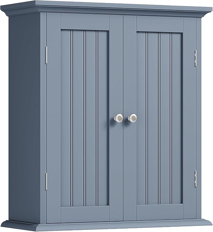 ChooChoo Bathroom Wall Cabinet, Over The Toilet Space Saver Storage Cabinet by ChooChoo