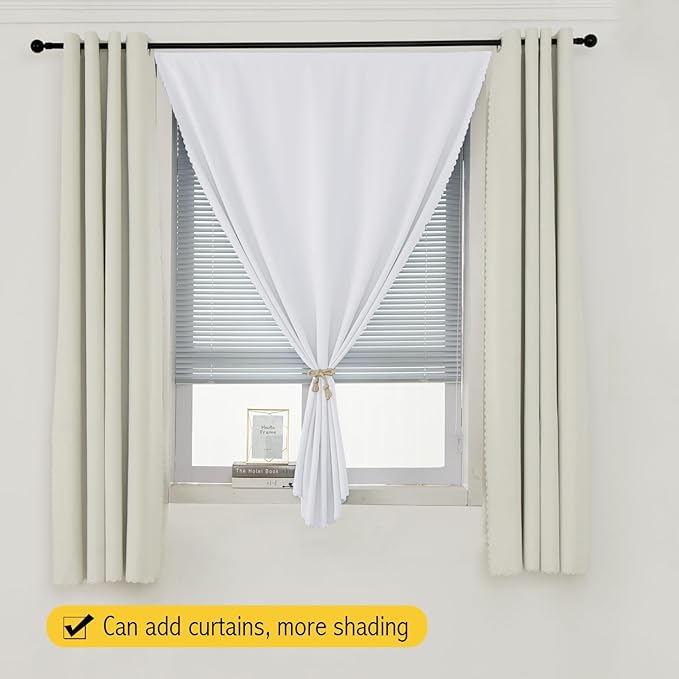 self Adhesive Curtains Portable Blackout Curtain Simple and Easy to Install - Image 8
