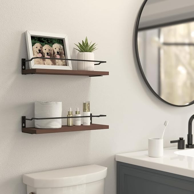RICHER HOUSE Floating Shelves, Small Wall Shelf - Image 2