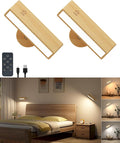 DetarZinLED Wooden Wall Sconce Battery Operated by DetarZinLED