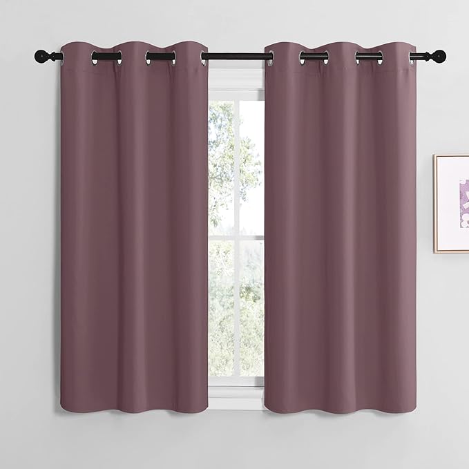 NICETOWN Dry Rose Room Darkening Curtains by NICETOWN