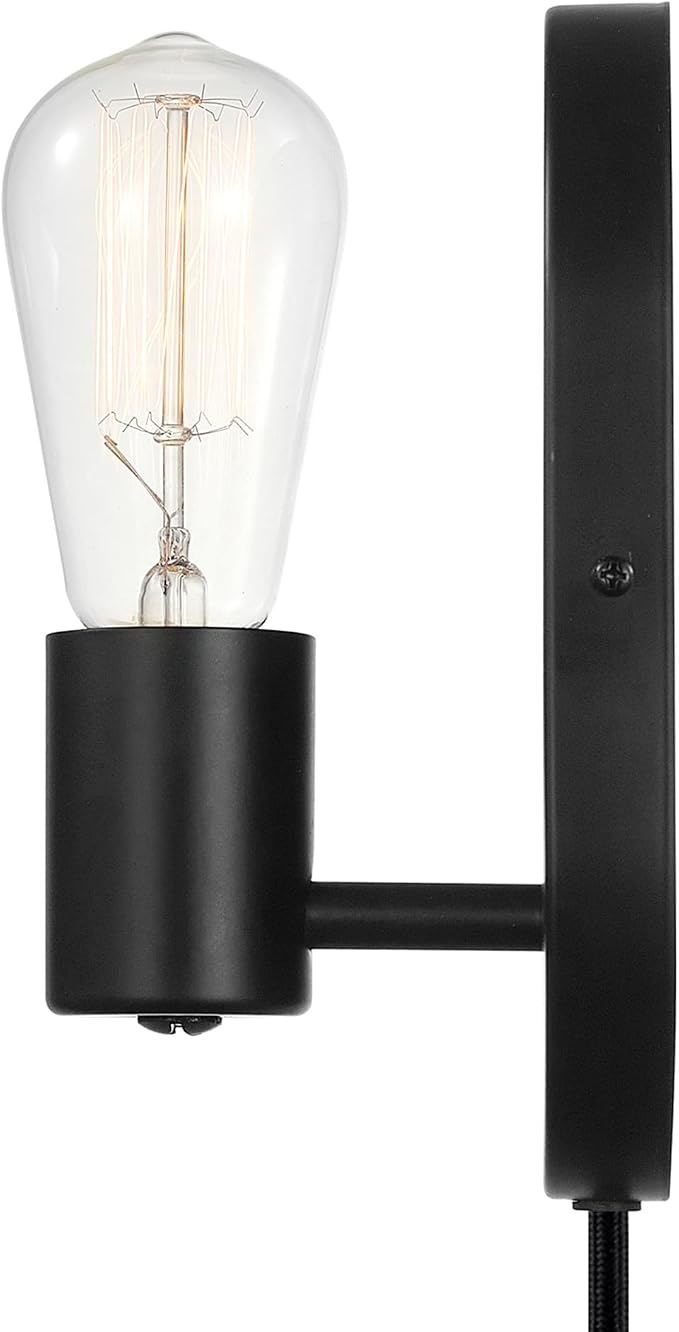 Globe Electric x Novogratz 51488 1-Light Plug-in or Hardwire Wall Sconce - Image 6