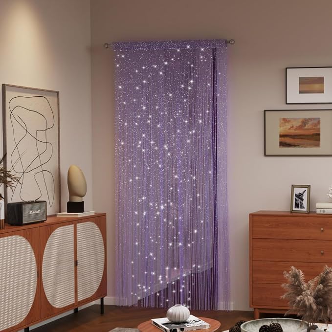 ave split Decorative Door String Curtain Wall Panel Fringe Window Room Divider - Image 7