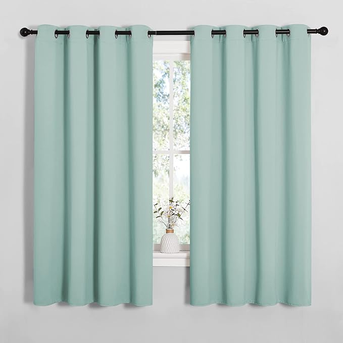 NICETOWN Bedroom Curtain Panels Blackout Draperies, Thermal Insulated Solid by NICETOWN
