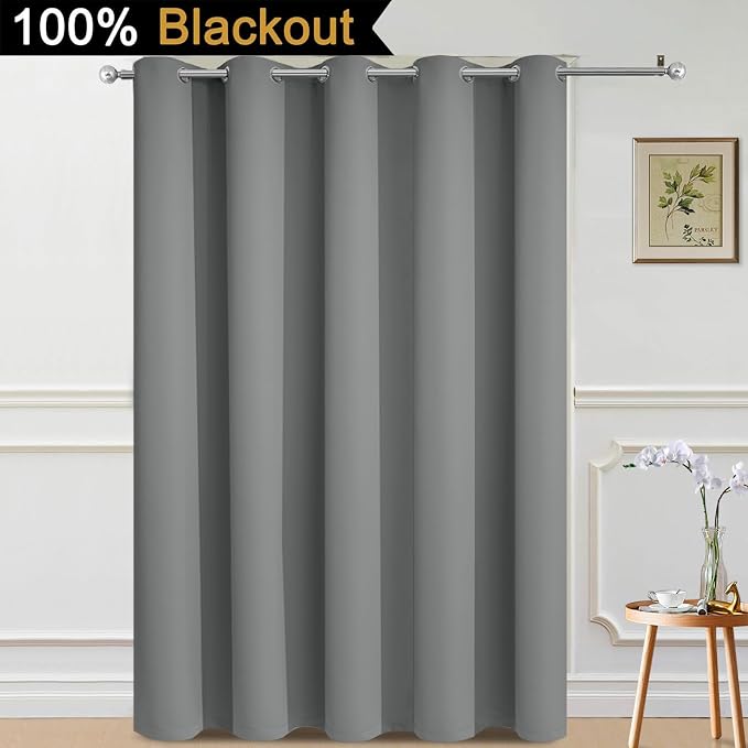 Yakamok 100% Blackout Lined Panels, Thermal Insulated Blackout Curtains - Image 2