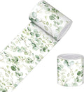 HOMETITUTE Wallpaper Border Peel and Stick Botanical Leaf Texture Decorative by HOMETITUTE