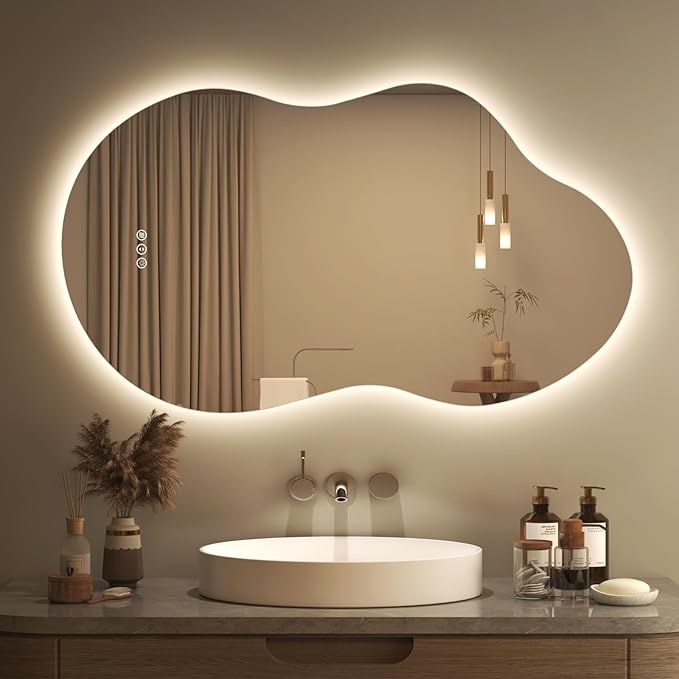 SMIROR Irregular Backlit Bathroom Mirror by SMIROR
